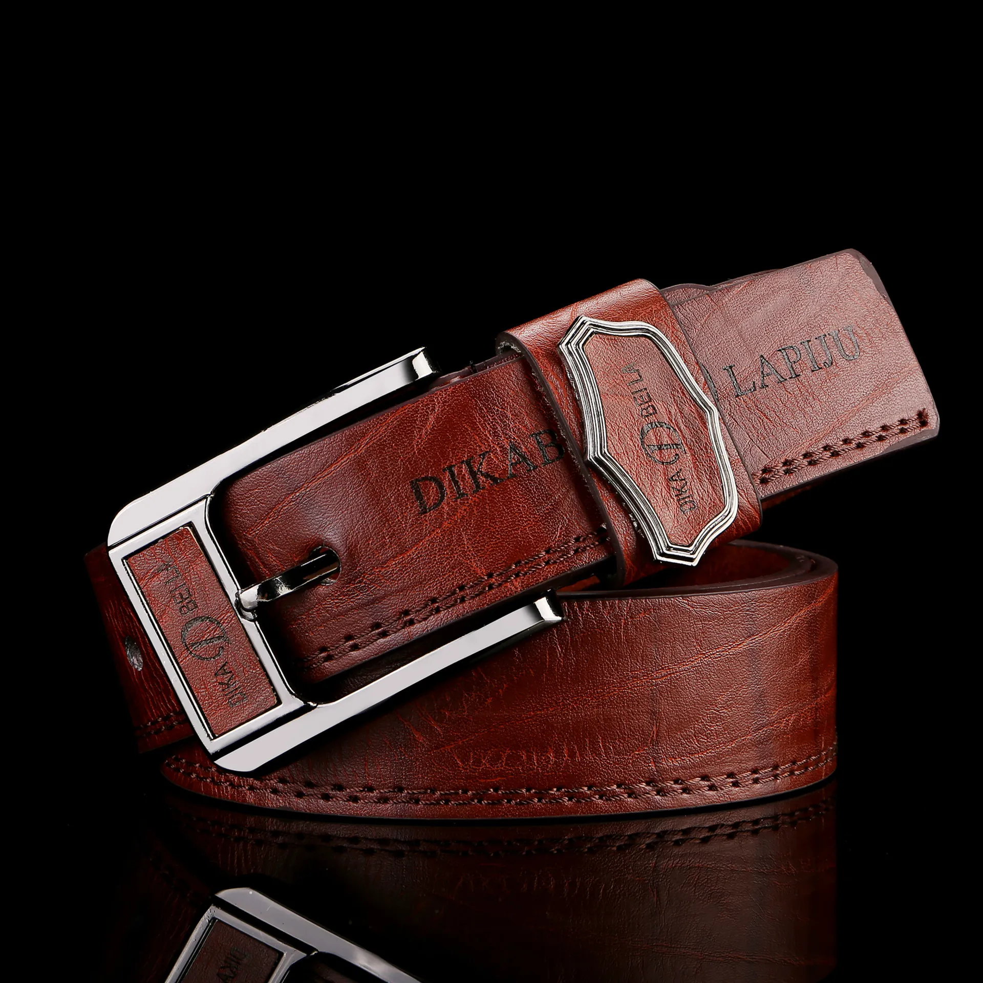 Gürtel Herren Business Gürtel Nadelschnalle Freizeit Jeans Anzughose_voghion.com