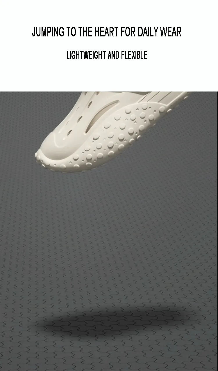 Feeg wie auf Kot treten EVA dick besohlte perforierte Schuhe lässiger Sporttrend zwei tragen Sandalen Männer und Frauen_voghion.com