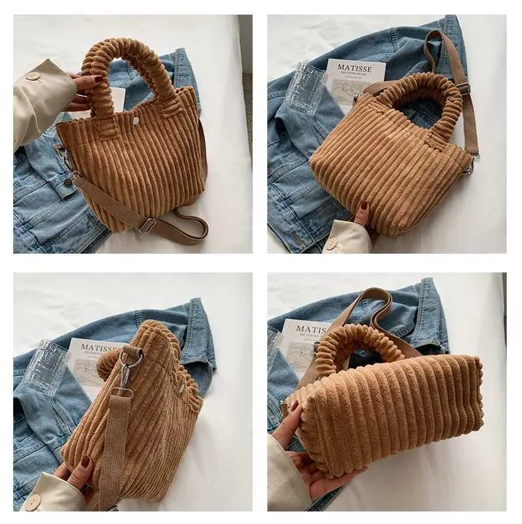 Borsa a secchiello vintage in pile borsa a tracolla e a spalla_voghion.com