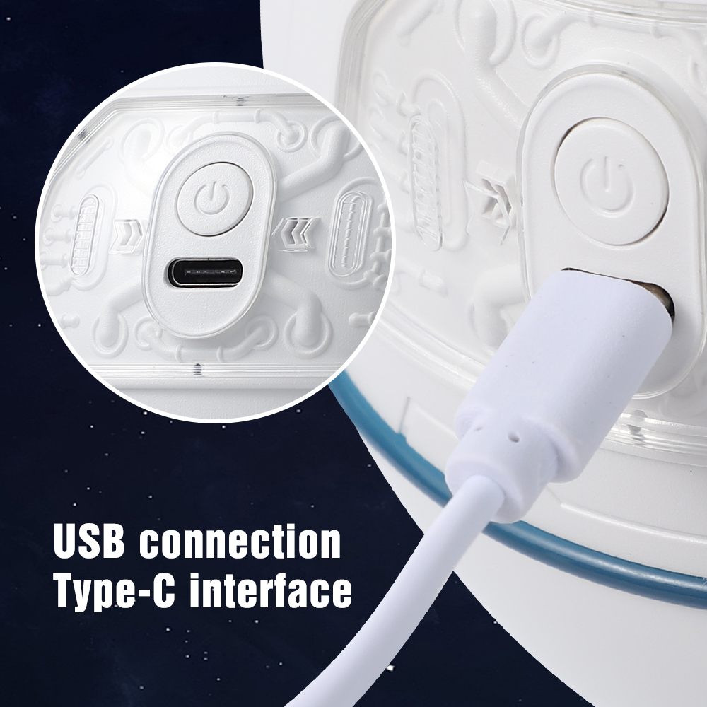 Nuovo umidificatore d'aria per astronauti da 220 ml con luce notturna, batteria da 1200 mAh, diffusore di aromi per la casa, regalo per bambini_voghion.com