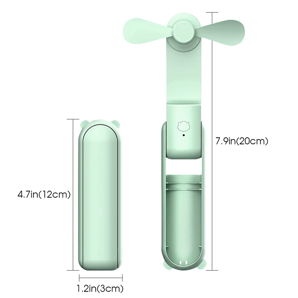 Tragbarer Handventilator Klappbarer Mini Ventilator Für Unterwegs_voghion.com