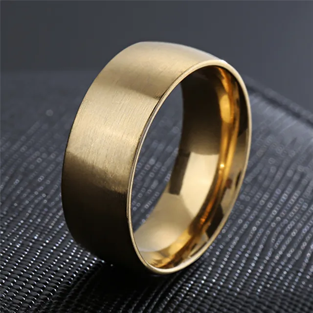 Klassische Edelstahl Schwarz Solide Einfache Vintage Ringe Für Männer Hochzeit Bands Weihnachten Party Schmuck Geschenk Großhandel_voghion.com