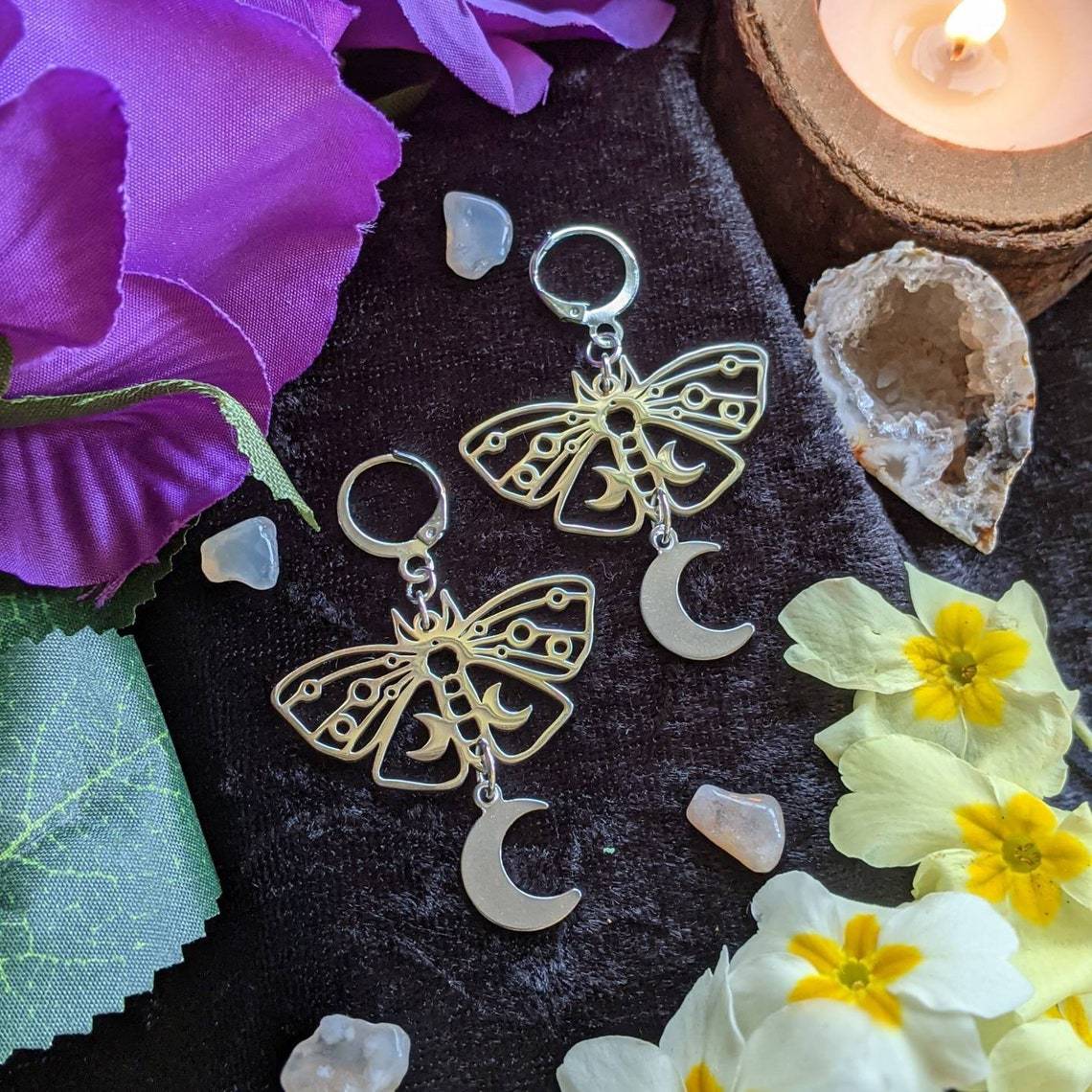 Orecchini a cerchio con chiusura a leva in argento_voghion.com