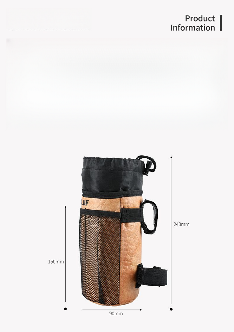 Bicycle Electric Scooter Small Hanging Front Handle Storage Bag, Water Bottle Bag_voghion.com