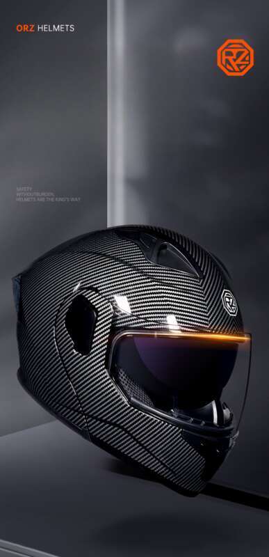 Orz New Revealed Double Lens Men's And Women's Four Seasons Motorcycle Travel Cruise Helmet Large_voghion.com