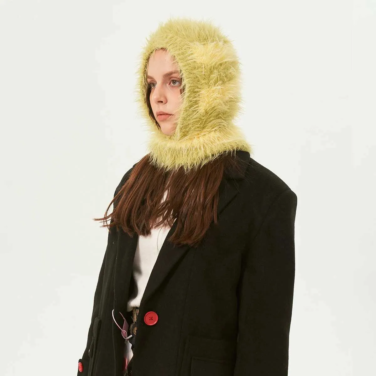 Sciarpe invernali unisex in pelliccia di visone da donna con collo e sciarpa per il viso, cappello, bavaglino, passamontagna, teschi, uomo con cappuccio H241010_voghion.com