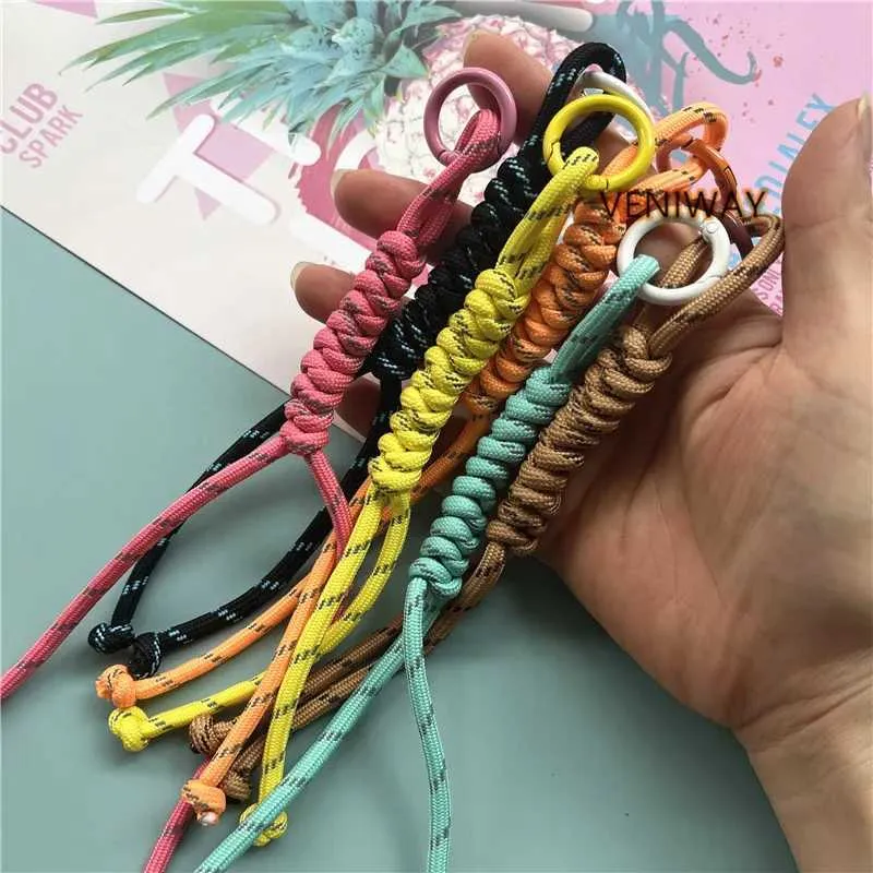 Portachiavi portachiavi intrecciato colorato utilizzato per i lacci delle auto, borse regalo per coppie di fidanzati affascinanti, accessori alla moda_voghion.com