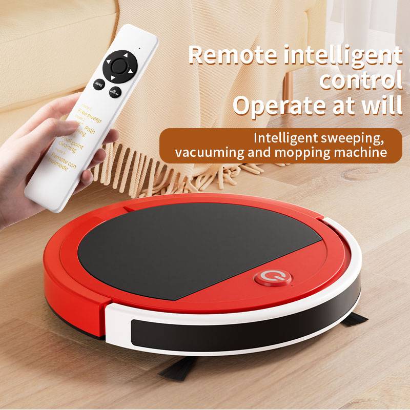 Robot de barrido totalmente automático, máquina de limpieza doméstica perezosa para barrer, aspirar y fregar, aspiradora inteligente con control remoto, regalo