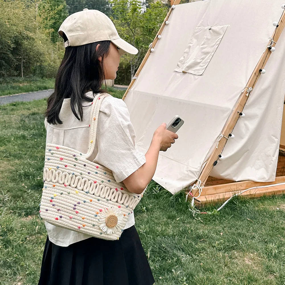 Häkeln Strand Achsel Weibliche Kupplung Frauen Tote Mode Stroh Handtasche Große Kapazität Weben Hobo Geldbörsen Weiche Achselhöhle Tasche_voghion.com