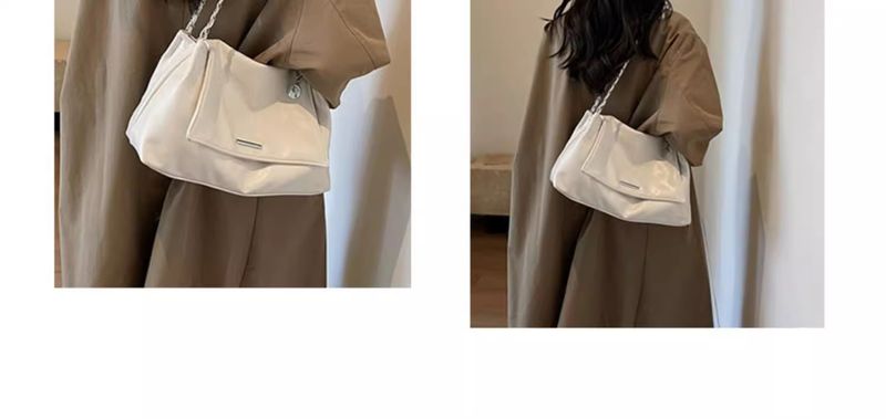 2024 Herbst/Winter Neue große Kapazität Unterarmtasche Damen Textur Französisch Nischen Einkaufstasche Mode Single_voghion.com