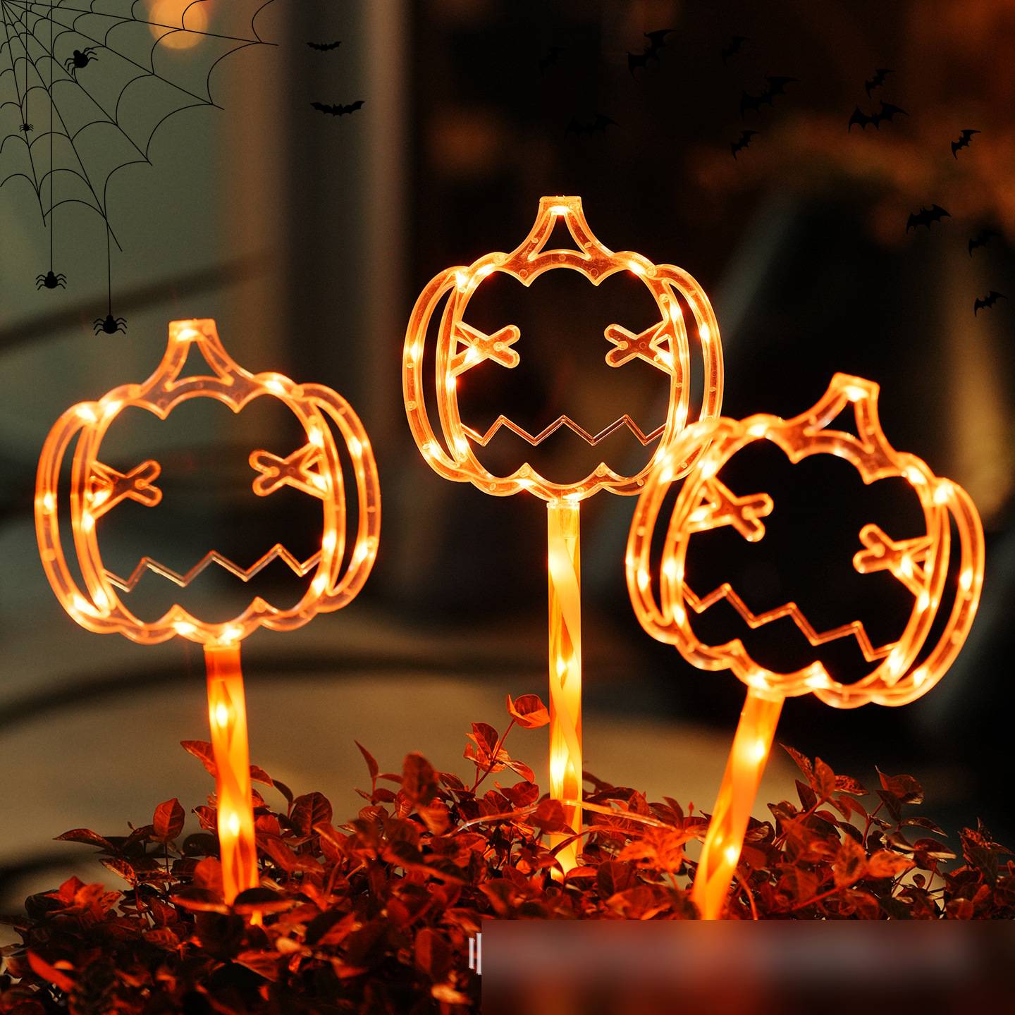 Halloween Decoration Solar Outdoor Garden Decoration Balcony Atmosphere Light Decoration Led Suction Cup Light_voghion.com
