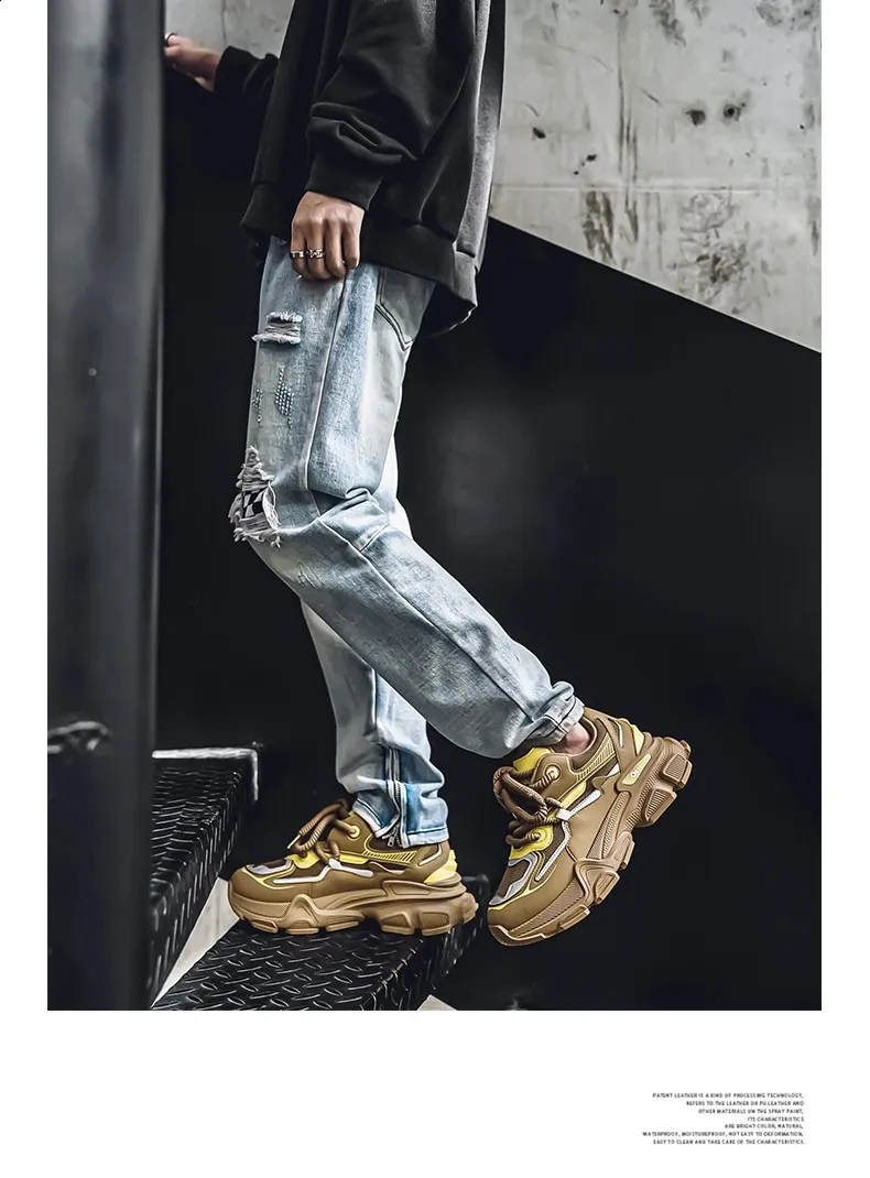 Running Shoes For Men Breathable Lace-up Sports Trainers_voghion.com