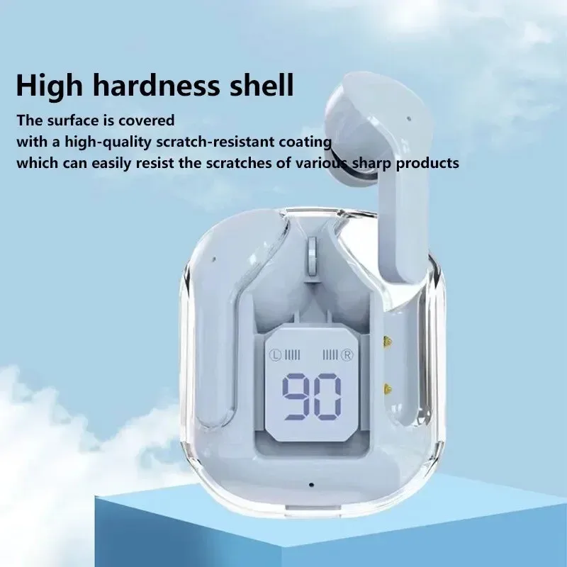 Wireless Earbuds Bluetooth Headphones With Led Digital Display_voghion.com