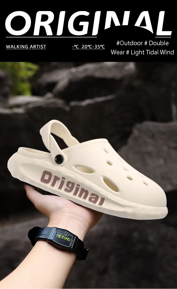slip Wear Summer Men Anti Home EVA For External Use, Feet Feeg Cool Slippers Hole Shoes Lhshoe_desvips.com