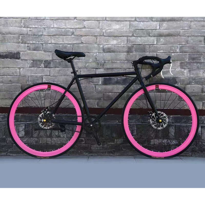 Bükme Saplı Bisiklet, Aktif Uçan Yol Ultra Hafif Disk Fren, Erkek Yetişkin Bisiklet, Spor Araba, 24 26 İnç Katı Lastik_voghion.com