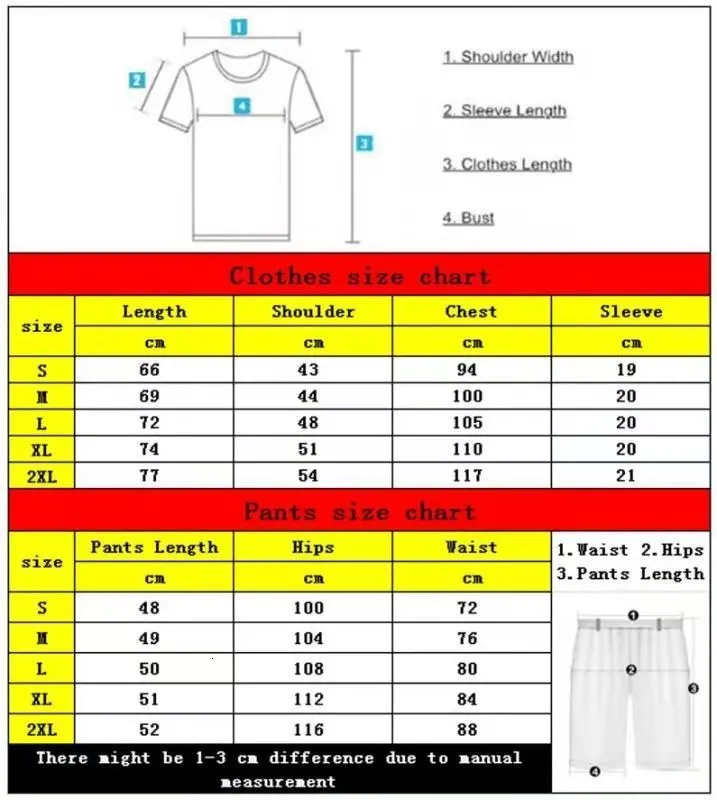 Survêtements pour hommes Summer Sports de plein air Jogging Costume à manches courtes Ghost Rabbit Print Coton Tshirt Shorts Casual_voghion.com