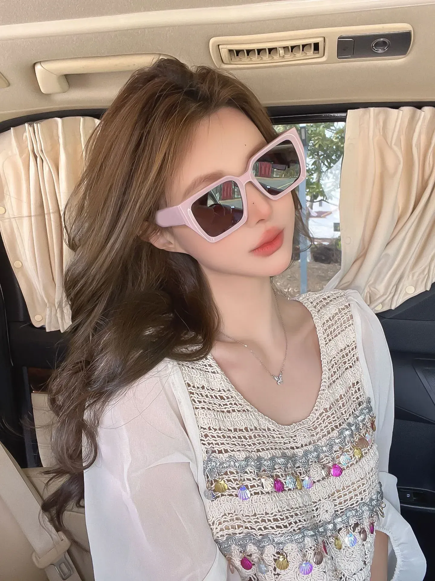 Occhiali da sole da donna di alta qualità, design classico, mini in acetato, grandi, occhiali da sole da viaggio, guida, affari_voghion.com