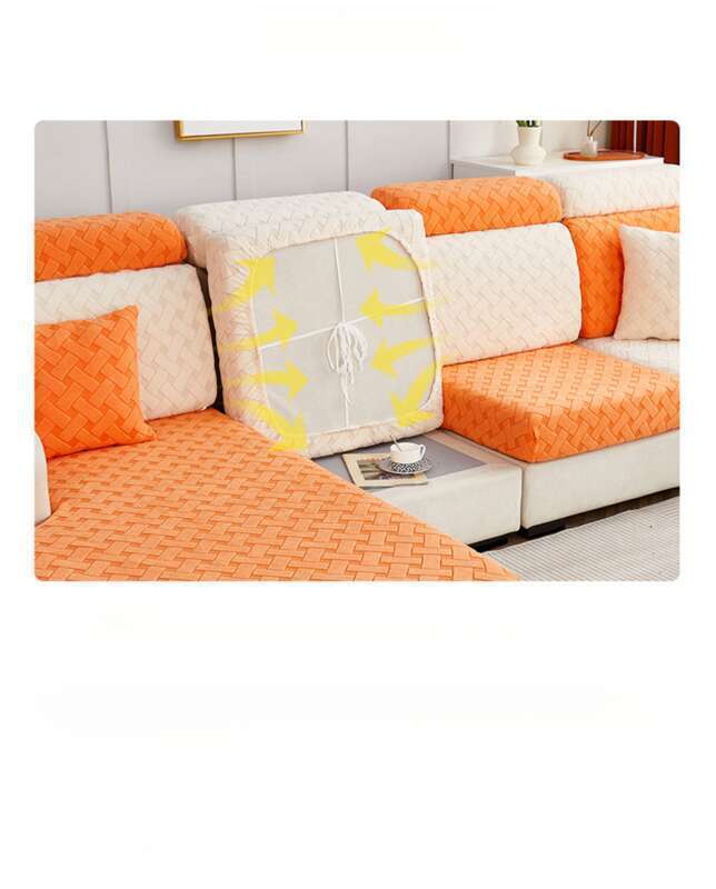 nouvelle housse de coussin de canapé en velours jacquard tridimensionnelle épaissie, housse de coussin de canapé entièrement enveloppante et élastique,_voghion.com