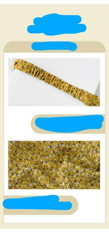 Nouveau petit foulard triangulaire élastique à fleurs fraîches de campagne, bandeau marguerite, foulard, accessoire, bandeau_voghion.com