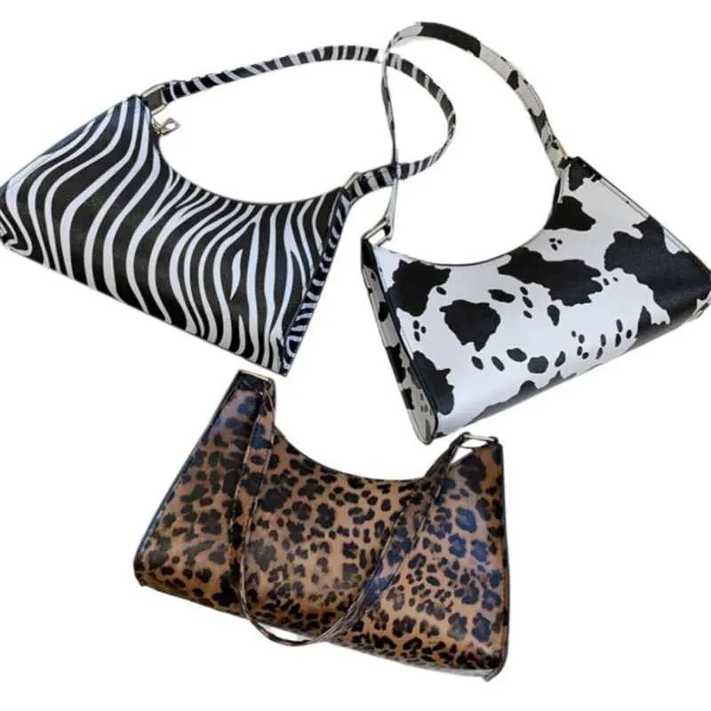 Mode Zebra-Print Frauen Handtasche PU Einfache Unterarm Schulter Taschen Weibliche Täglichen Design Totes Geldbörse Tasche C241211_voghion.com