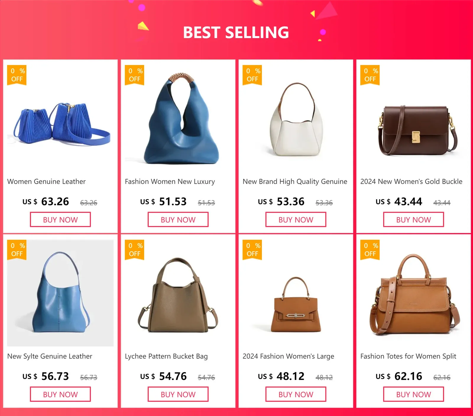 Crossbody- och axelremsväska i äkta läder med guldspänne för dam_voghion.com