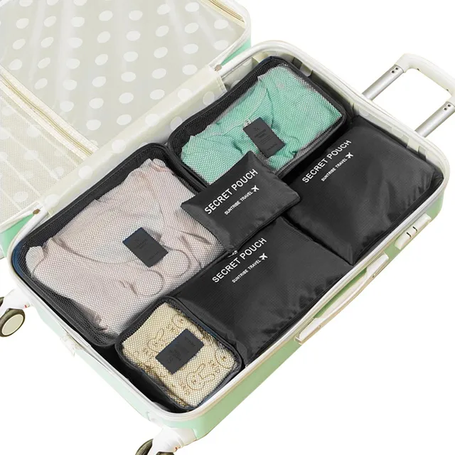 Set di 6 cubi organizer da viaggio leggeri e grandi per donne e uomini_voghion.com