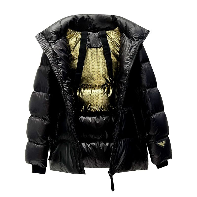 Women's Clothing Hooded, thickened, loose, warm, puff bread short down jacket for women in winter_voghion.com
