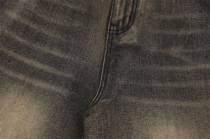 Pantaloni scurți bărbătești, din denim spălat și uzat, lejeri, casual, cu croială dreaptă, până la genunchi, stil american VIP la modă, pentru străzile principale_voghion.com