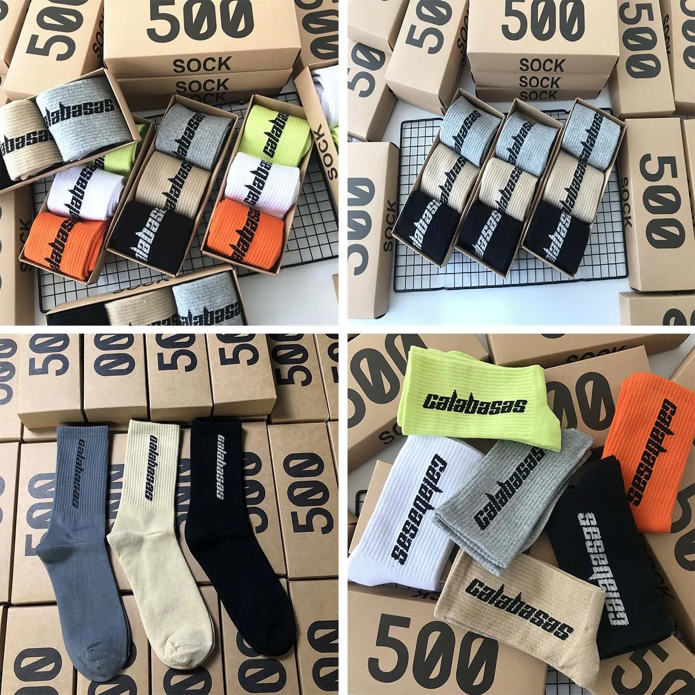 chaussettes de créateurs pour hommes Bas grip motion Coton All match Couleur unie Classique Crochet Cheville Respirant Blanc Basketball_voghion.com