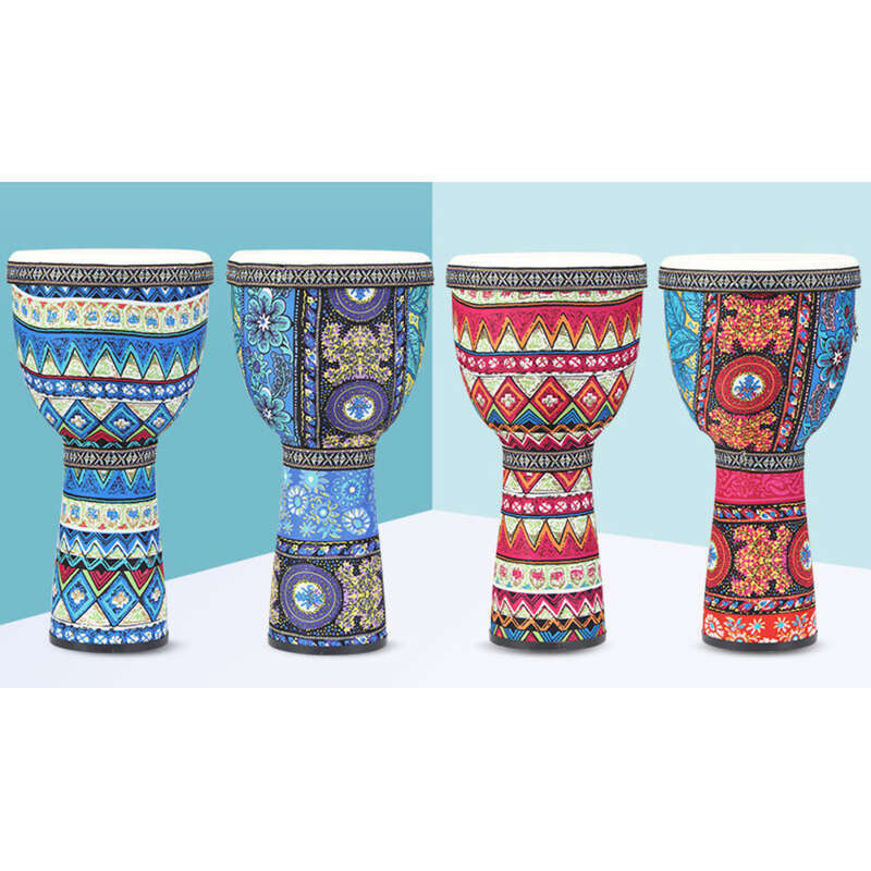 Drum 8-inch Kindergarten Children's Ultra Lightweight PVC Sheepskin Fabric Hand Drum 10 Inches_voghion.com