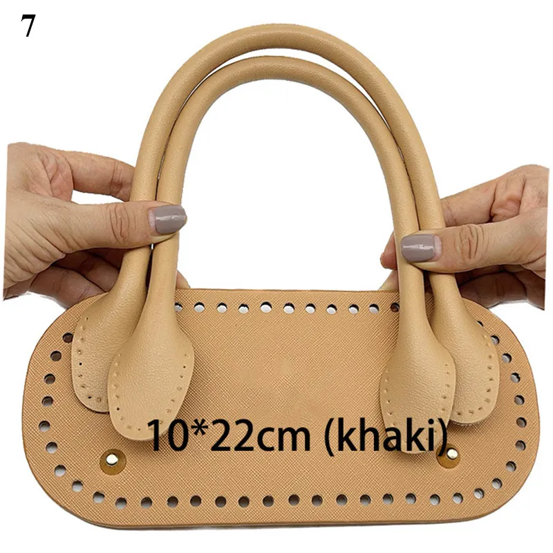 Set di 3 cinturini in pelle fatti a mano, di alta qualità, con accessori hardware per borse fai da te._voghion.com