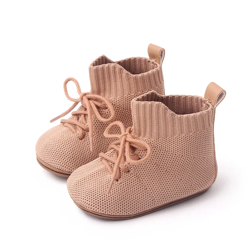 Rutschfest Outdoor-Trëppelschong fir Puppelcher a Klengkanner Cutefeet Baby Prewalker Knöchelstiefelen_voghion.com