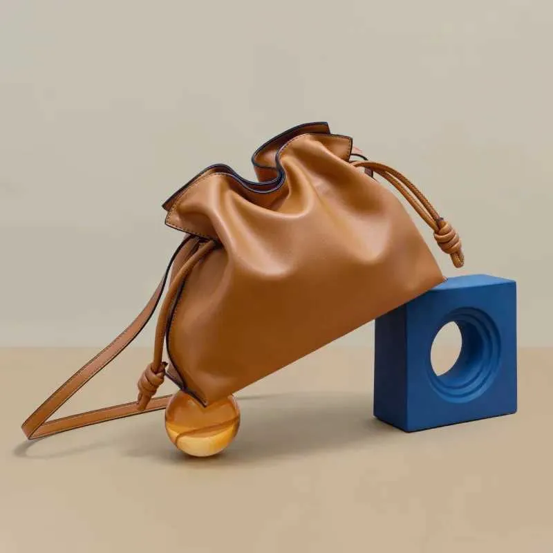 Korea New Moda Commuter Personalized Messenger Large Capacity Solid All-match Single-Shoulder Bag Drstring Cloud Lucky_voghion.com