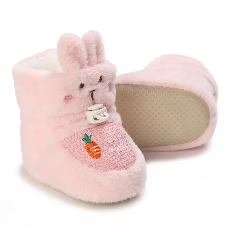 Chaussons bébé doux antidérapants pour l'hiver bottines bébé_voghion.com