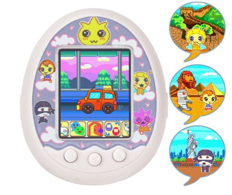 2023 Domestic Version Of Tuoma Gezi Color Screen Electronic Pet Cultivation And Friendship Game Machine, Toy Female Gift_voghion.com