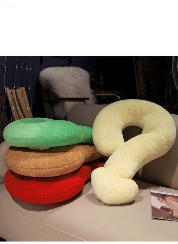 Question Mark Neck Sofa, Living Room Office Napping Pillow_voghion.com