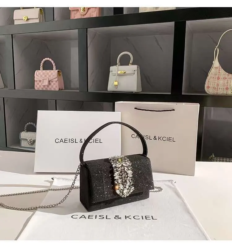 Borsa a mano quadrata glitterata da donna alla moda, in cristallo lucido, da sera, per matrimonio, festa, pochette, borsa a tracolla da donna_voghion.com