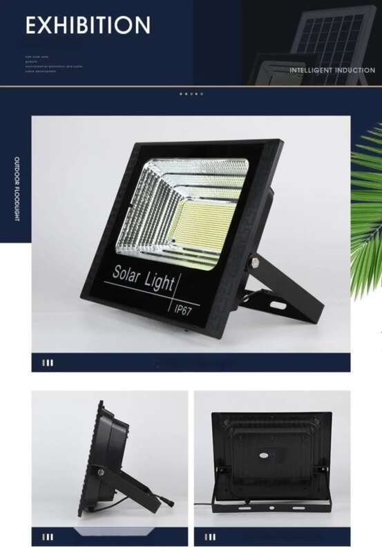 Solar - Powered Courtyard Automatic Illumination Floodlight For Home Outdoor Use_voghion.com