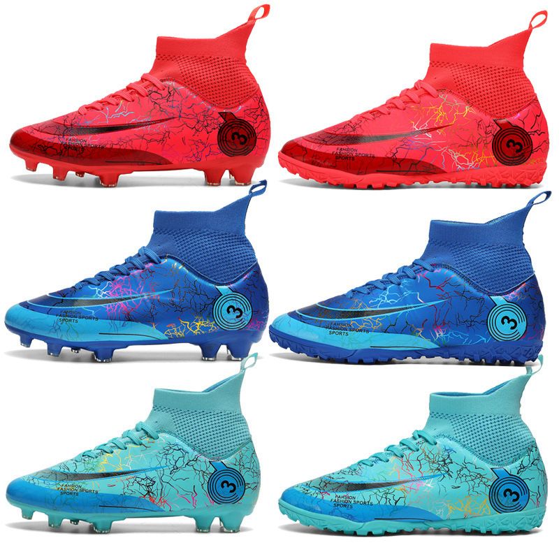 High-Top-Herren-Long-Broken-Nails-Trainings-Fußballschuh für Kinder, Jungen und Mädchen, Größe 48_voghion.com