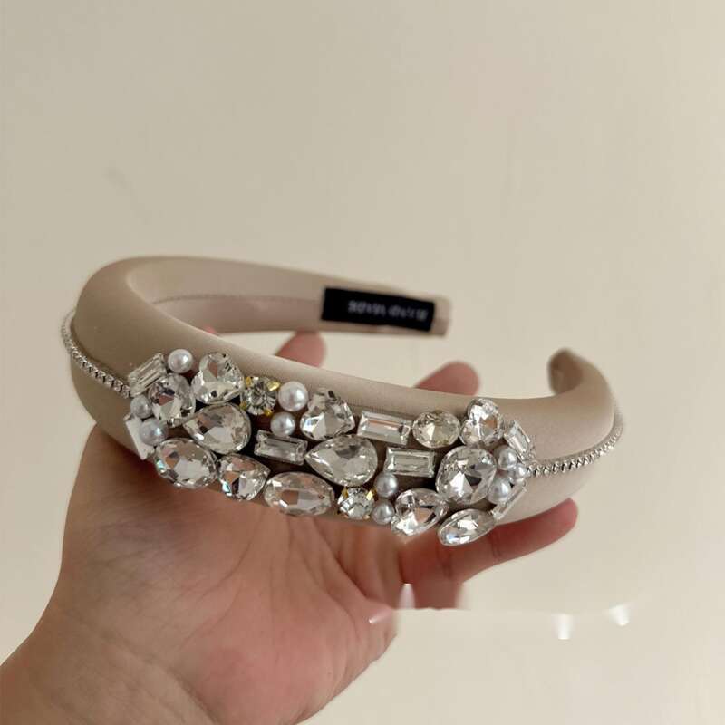 Prinzessin Ins Wind Wald Armband Für Nach Außen Licht Luxus Wasser Diamant Kopfstück Super Flash Temperament Stirnband Haar_voghion.com