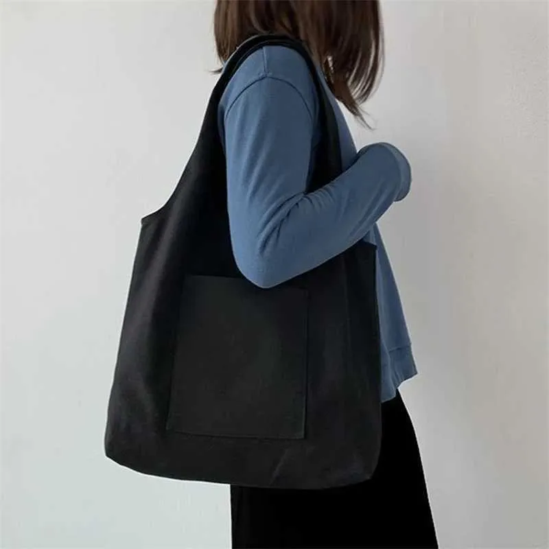 Damen Einkaufstasche umweltfreundliche Aufbewahrung wiederverwendbare Canvas Schulter Schultasche Mädchen Weihnachtsgeschenk Y241011_voghion.com