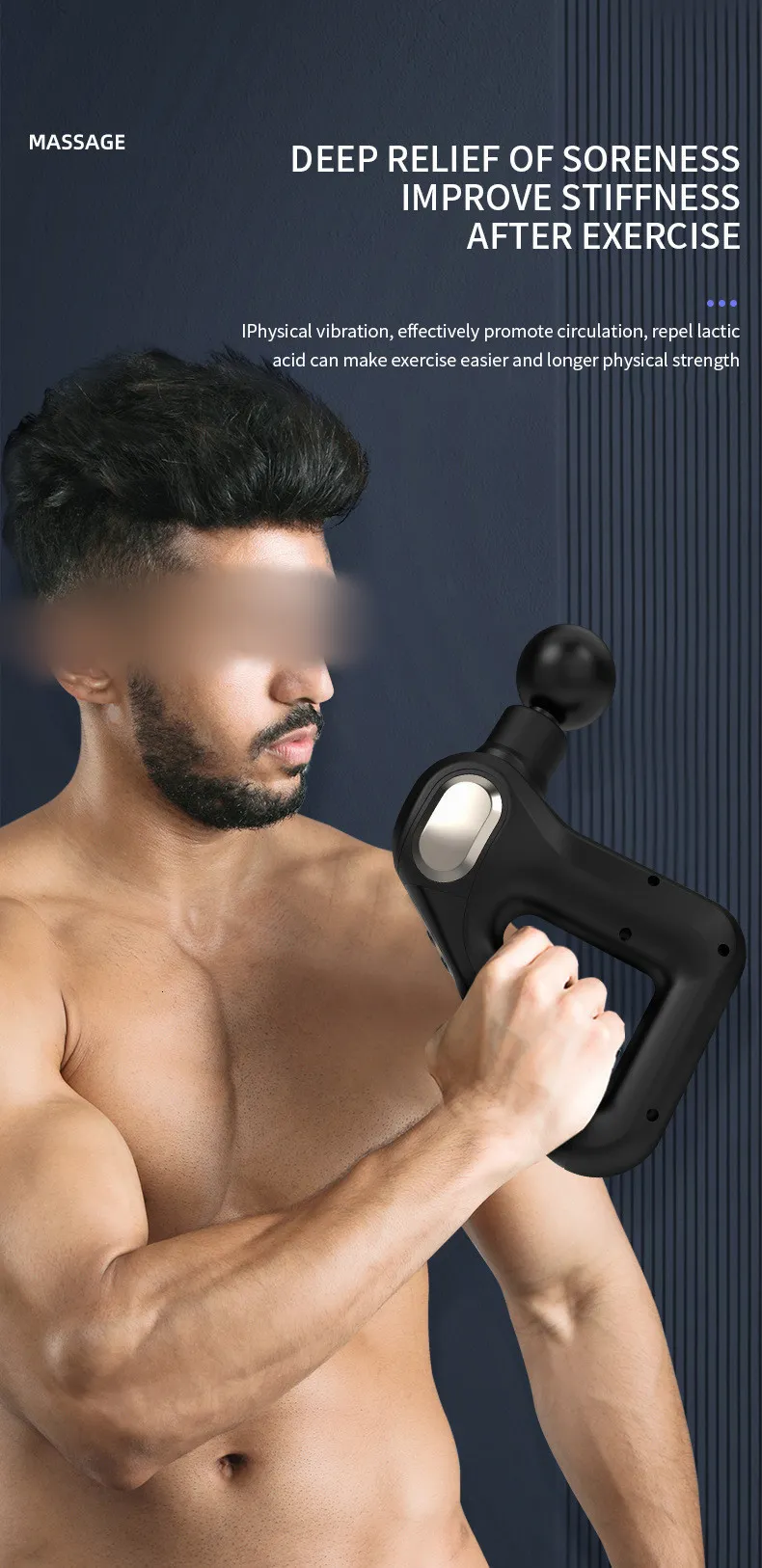 Triangular Massager - Body Relaxation Gun_voghion.com