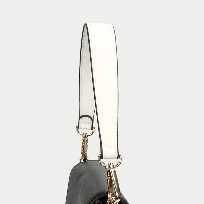 100% Genuine Leather Handbags Handles For Handbag Short Purse Strap Golden Buckle Replacement Bag Belt Band 240729_voghion.com