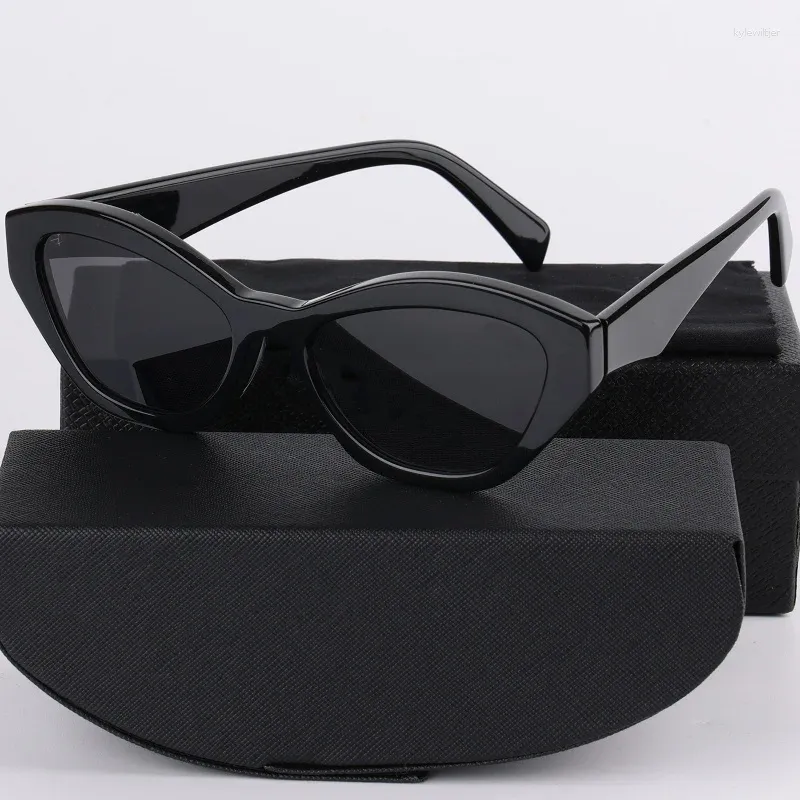 Sunglasses Small Acetate Irregular For Women Brand Designer Retro Trending Party Eyewear Summer Fashion Girl Sun Glasses_viptrois.com