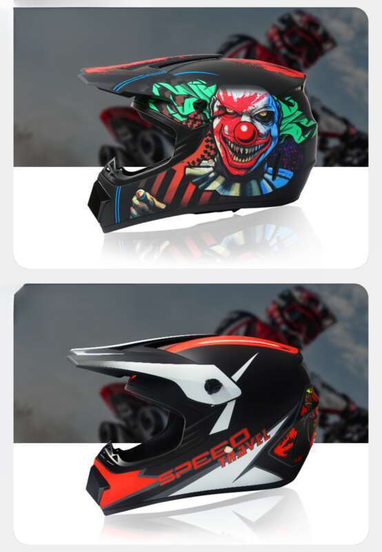 Casco da motocicletta Go Kart per adulti piccolo e leggero in ABS fuoristrada, casco da moto colorato_voghion.com
