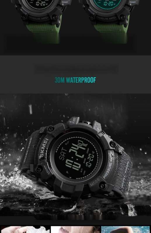 2024 New Outdoor Electronic Watch Compass Tactical Military Training Special Athlete Running Waterproof Student_voghion.com
