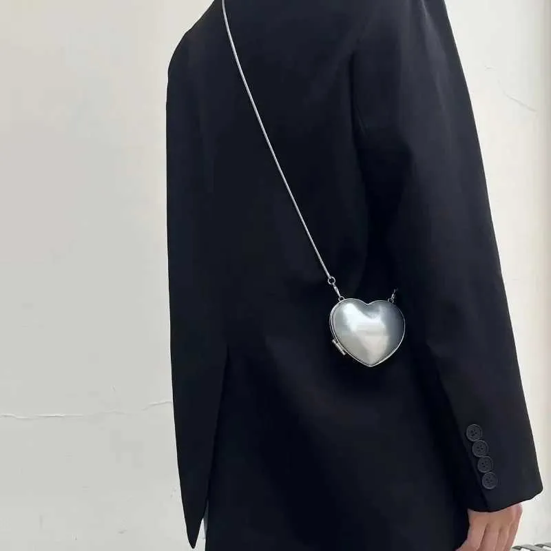 Herzform Mini-Geldbörsen Mode Splitter Damen Abend Party süße Schultertasche Umhängetaschen klein_voghion.com