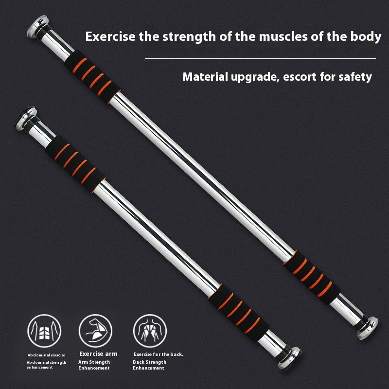 Horizontal indoor door frame slip and anti falg pull up upward household horizontal bar non punching sports fiess_voghion.com