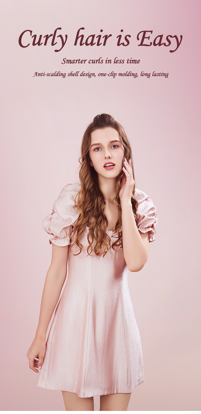 three-in-one curling stick home lazy big wave instant noodle head three-tube egg roll curling iron_voghion.com