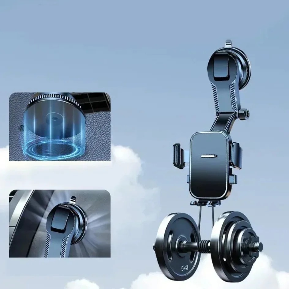 Magsafe Heavy Duty Car Phone Holder – Multifunction Dashboard Mount With Magnetic Suction For All Smartphones_voghion.com